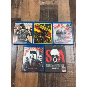 Sons of Anarchy Blu-ray Seasons 1-5 Set FX Series Charlie Hunnam Katey Sagal